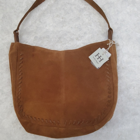 Haute Hippie Suede Hobo Bag - Picture 1 of 11